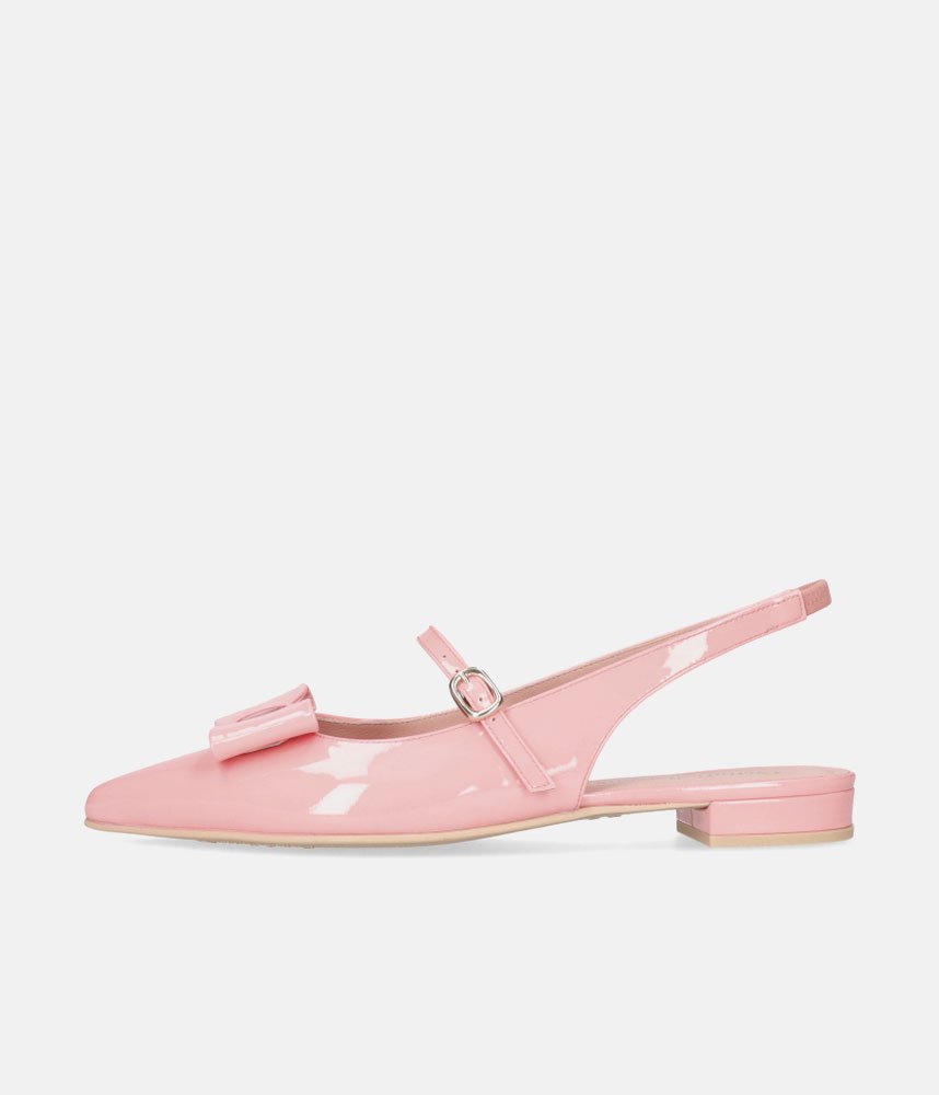 Pretty Ballerinas Gorgeous Rose Pink Slingbacks