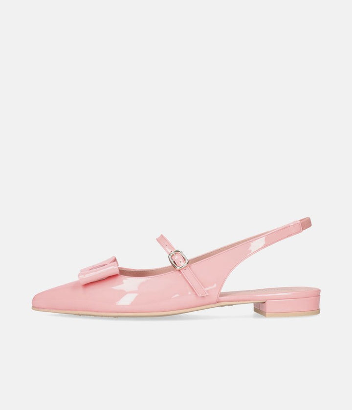 Pretty Ballerinas Gorgeous Rose Pink Slingbacks