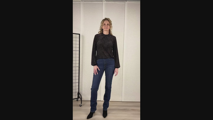 Sophia Microflare Tall Jeans - Blue Moon