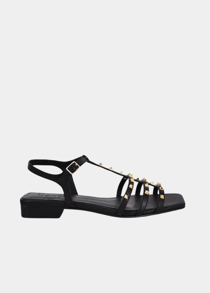 Dansi Chic Valentino Inspired Black Sandals