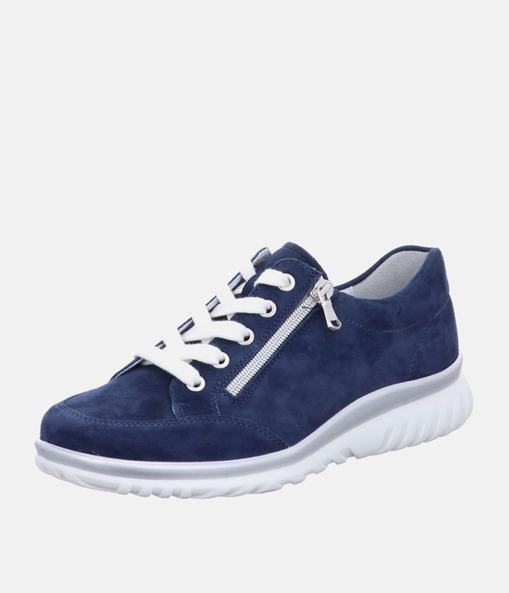 Semler Sporty Suede Navy Trainers