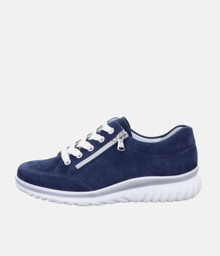 Semler Sporty Suede Navy Trainers