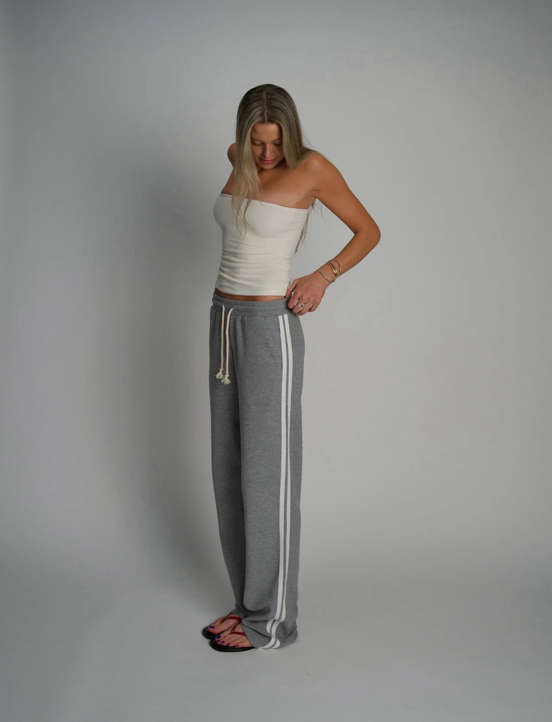 Waffle Track Pants