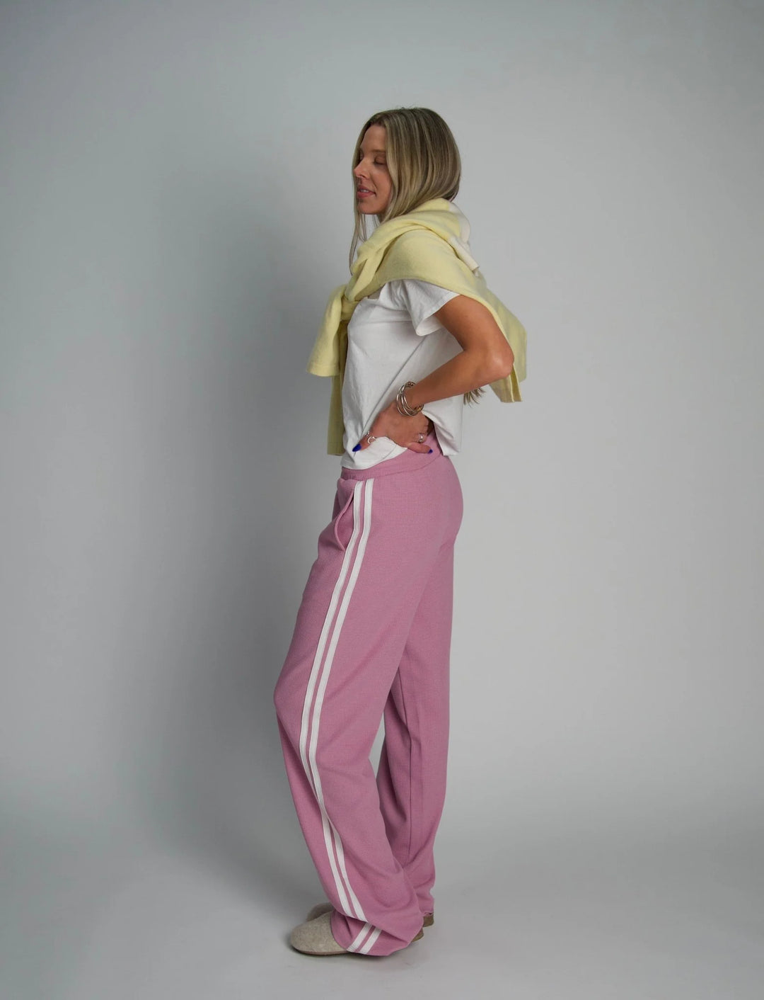 Waffle Track Pants