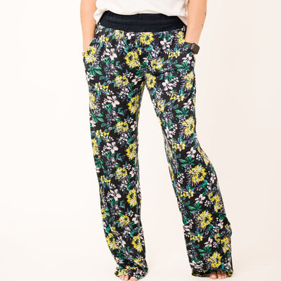 Tall Navy Floral Lounge Pants