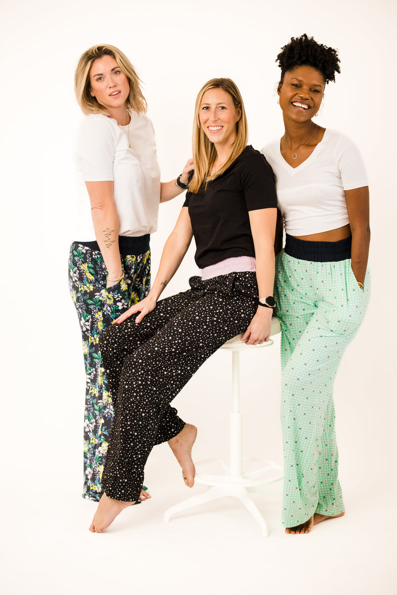 Tall Navy Floral Lounge Pants