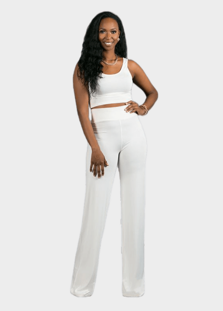 Geneva Pants - White