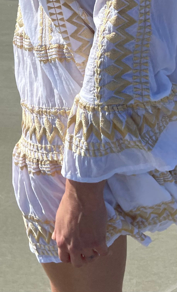 DAPHNE (Ivory & Gold) Midi