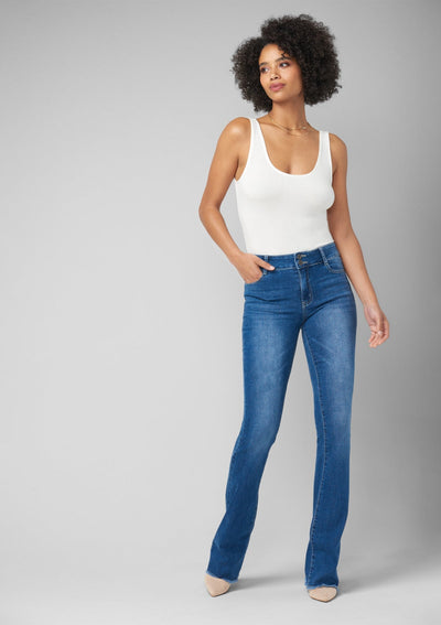 Tall Kellie Mid Rise Bootcut Jeans