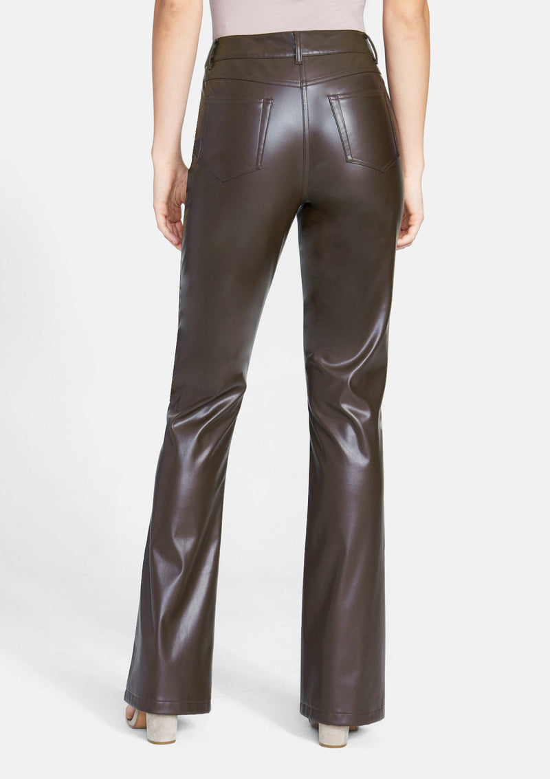 Tall Lexa Faux Leather Flare Pants