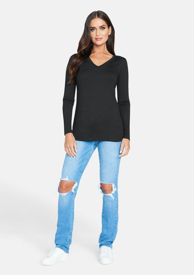 Alloy Basics - Tall Long Sleeve V-Neck