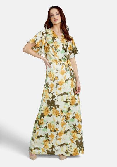 Tall Vera Silky Floral Maxi Dress
