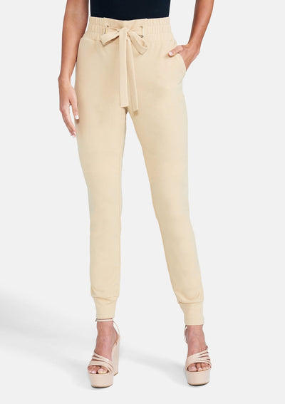 Tall Tianna Tie Waist Crepe Joggers