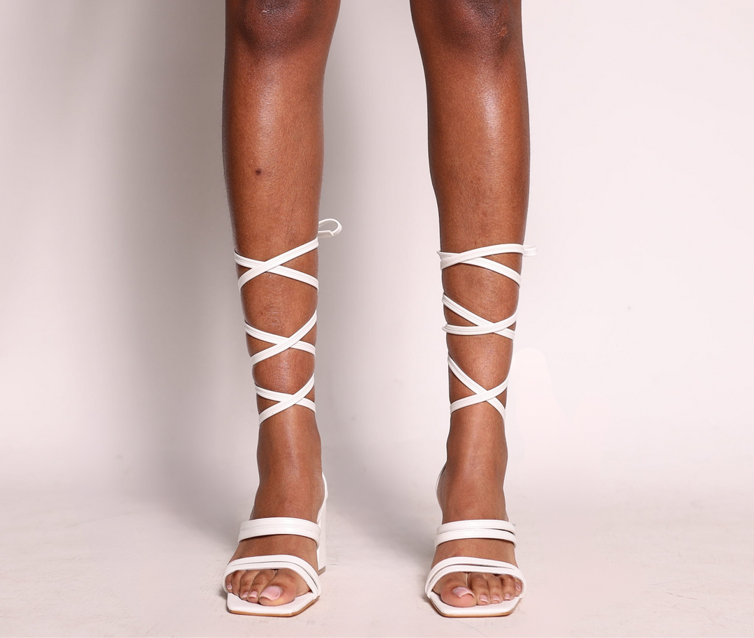 Ava Sandals - White