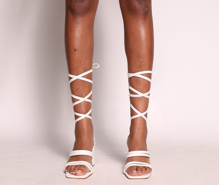 Ava Sandals - White