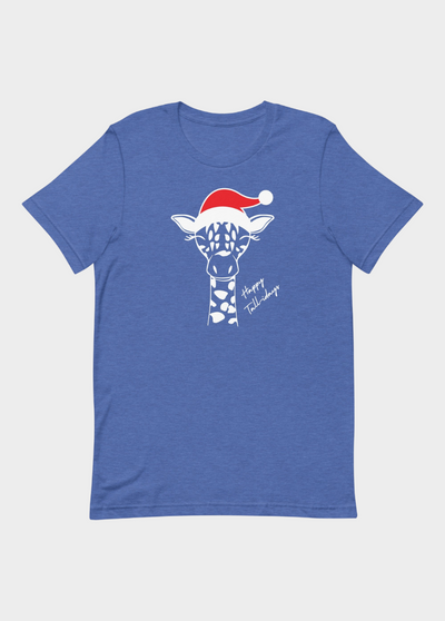 CHRISTMAS GIRAFFE T-SHIRT