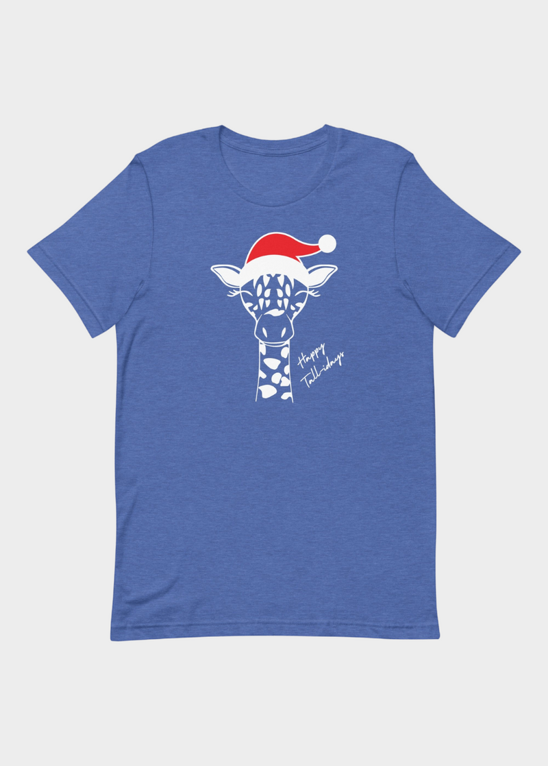 CHRISTMAS GIRAFFE T-SHIRT (FINAL SALE)