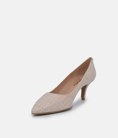 Cinderella Shoes Fabulous Beige Leather Stiletto Heel