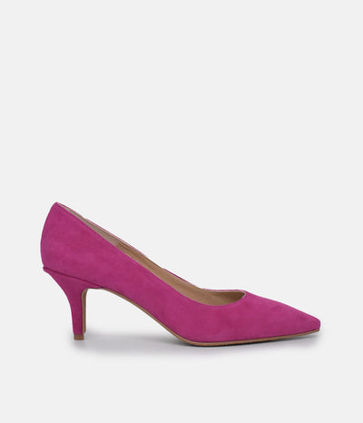 Cinderella Shoes Gorgeous Hot Pink Suede Stiletto Heel