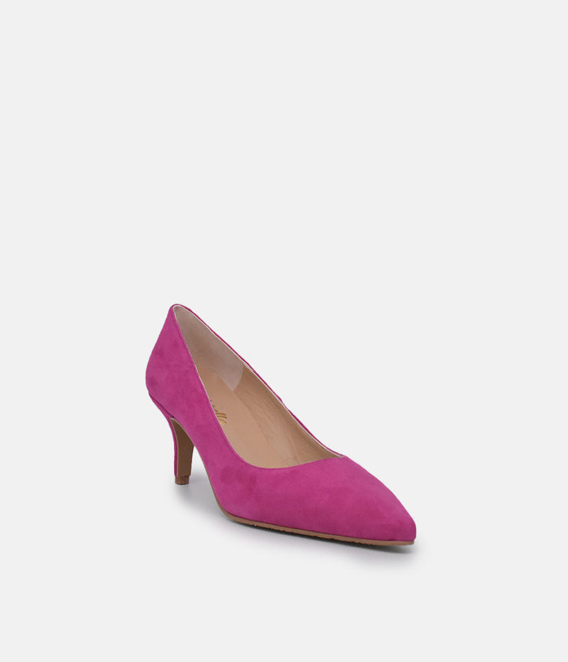 Cinderella Shoes Gorgeous Hot Pink Suede Stiletto Heel