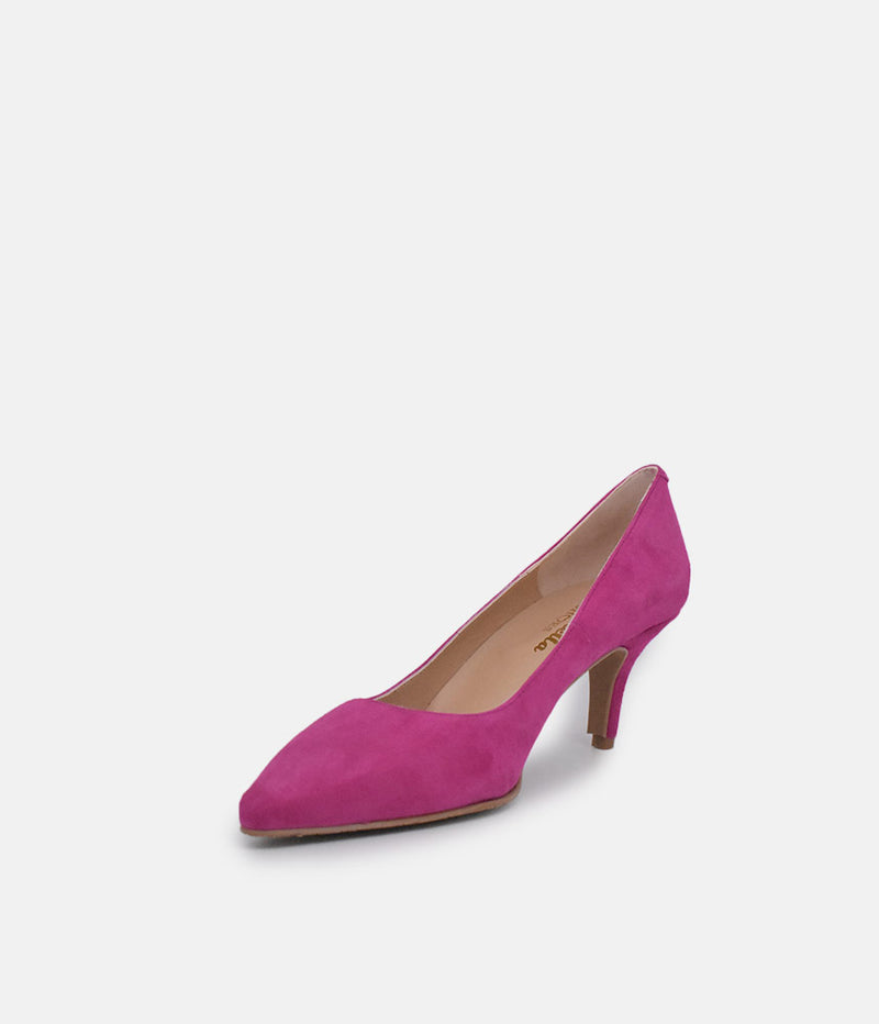 Cinderella Shoes Gorgeous Hot Pink Suede Stiletto Heel
