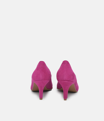 Cinderella Shoes Gorgeous Hot Pink Suede Stiletto Heel