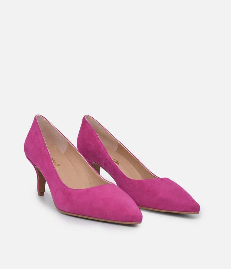 Cinderella Shoes Gorgeous Hot Pink Suede Stiletto Heel