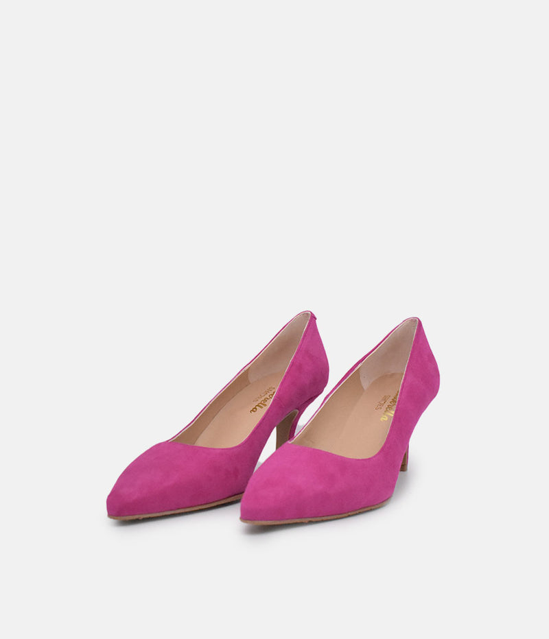 Cinderella Shoes Gorgeous Hot Pink Suede Stiletto Heel