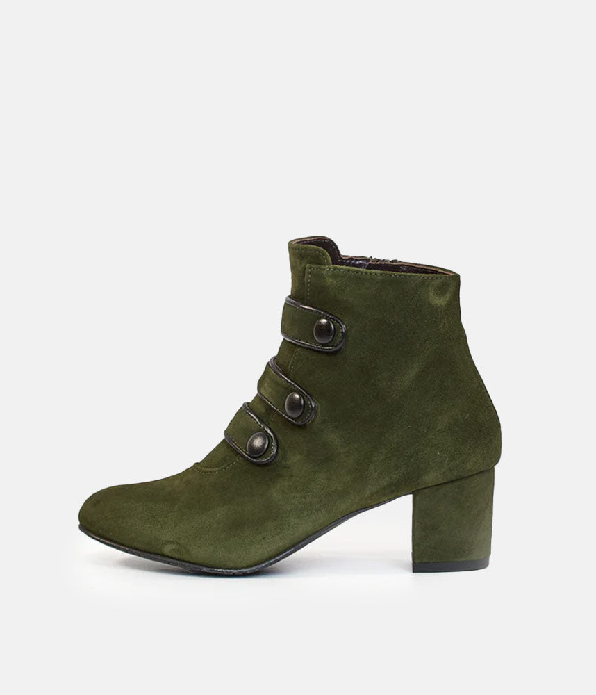Brenda Zaro Stylish Velour Ankle Boots