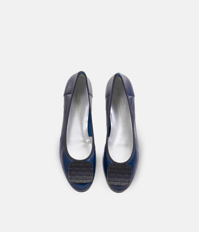 Brendza Zaro Premium Navy Ballerina Flats