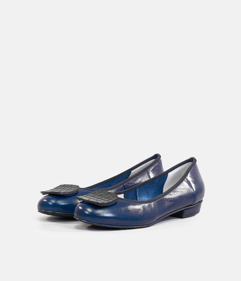 Brendza Zaro Premium Navy Ballerina Flats