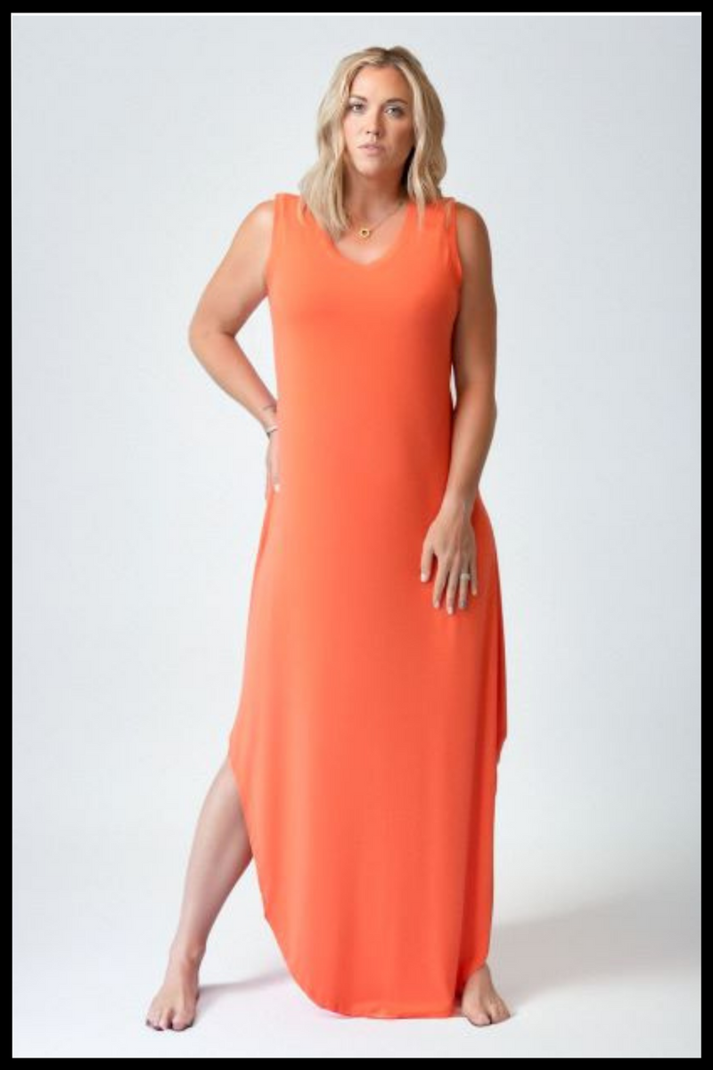 Tall "Breezy Sands" Side Slit Maxi Dress