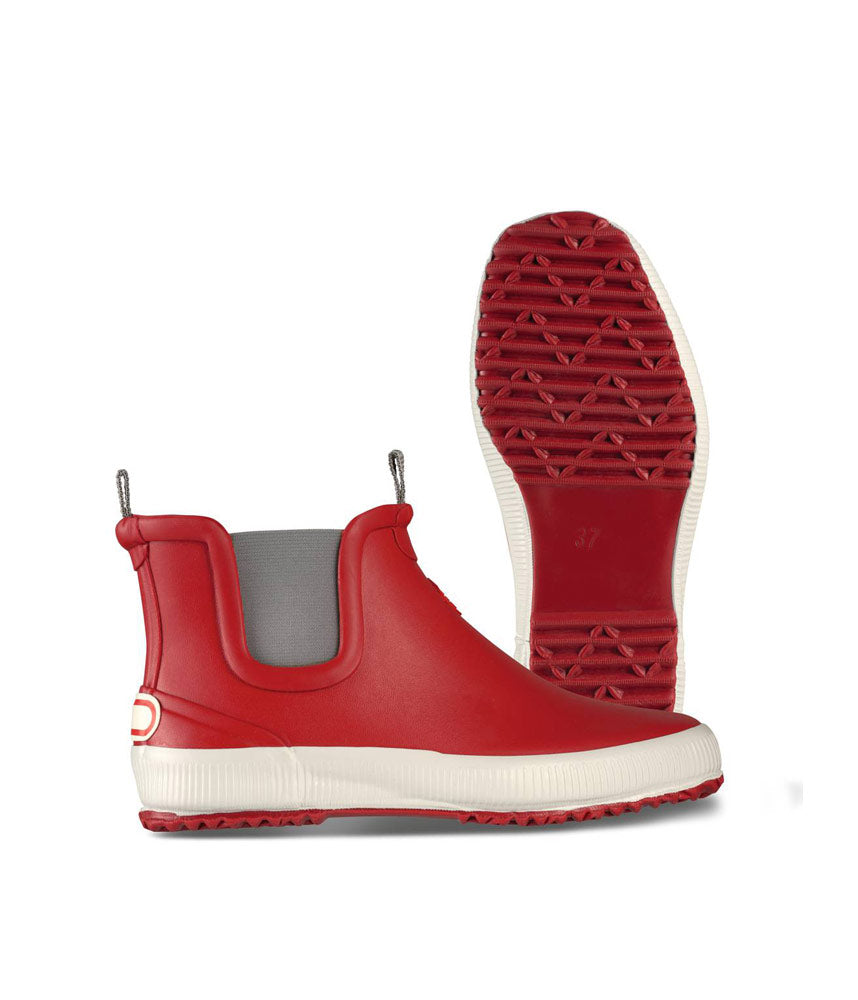 Stylish HAI LOW Dark Red Rubber Boots