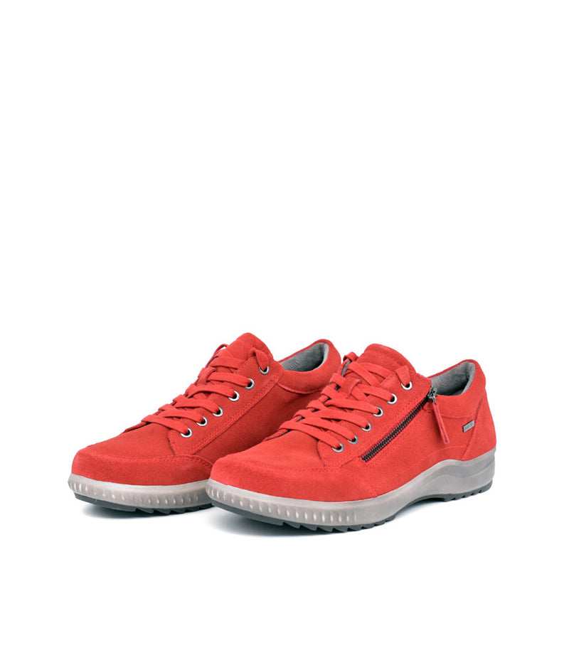 Tamaris Low Top Fire Red Comfort Trainers