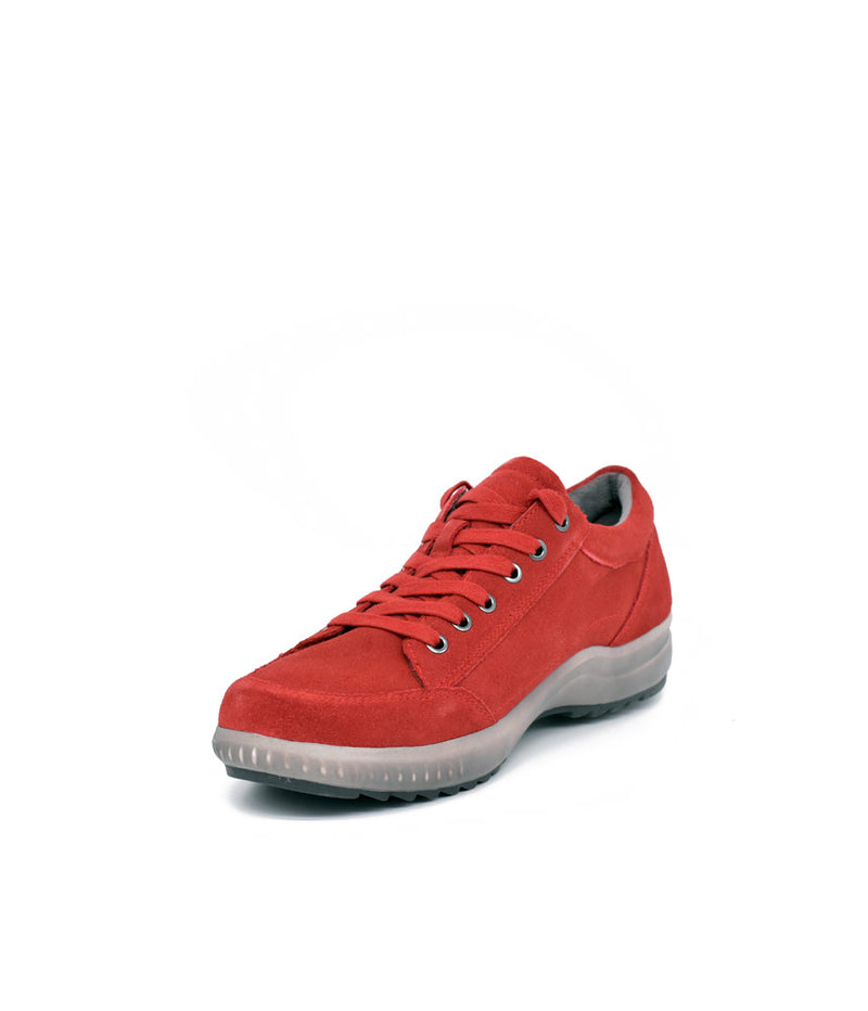 Tamaris Low Top Fire Red Comfort Trainers