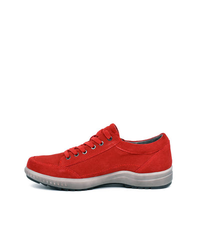 Tamaris Low Top Fire Red Comfort Trainers