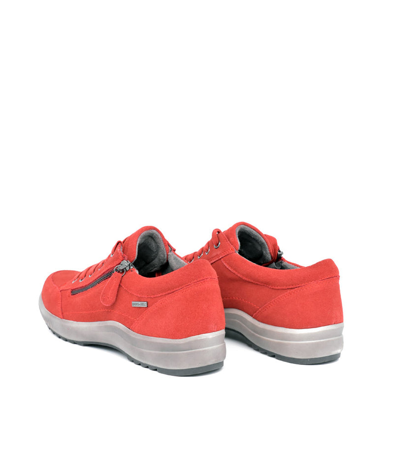 Tamaris Low Top Fire Red Comfort Trainers