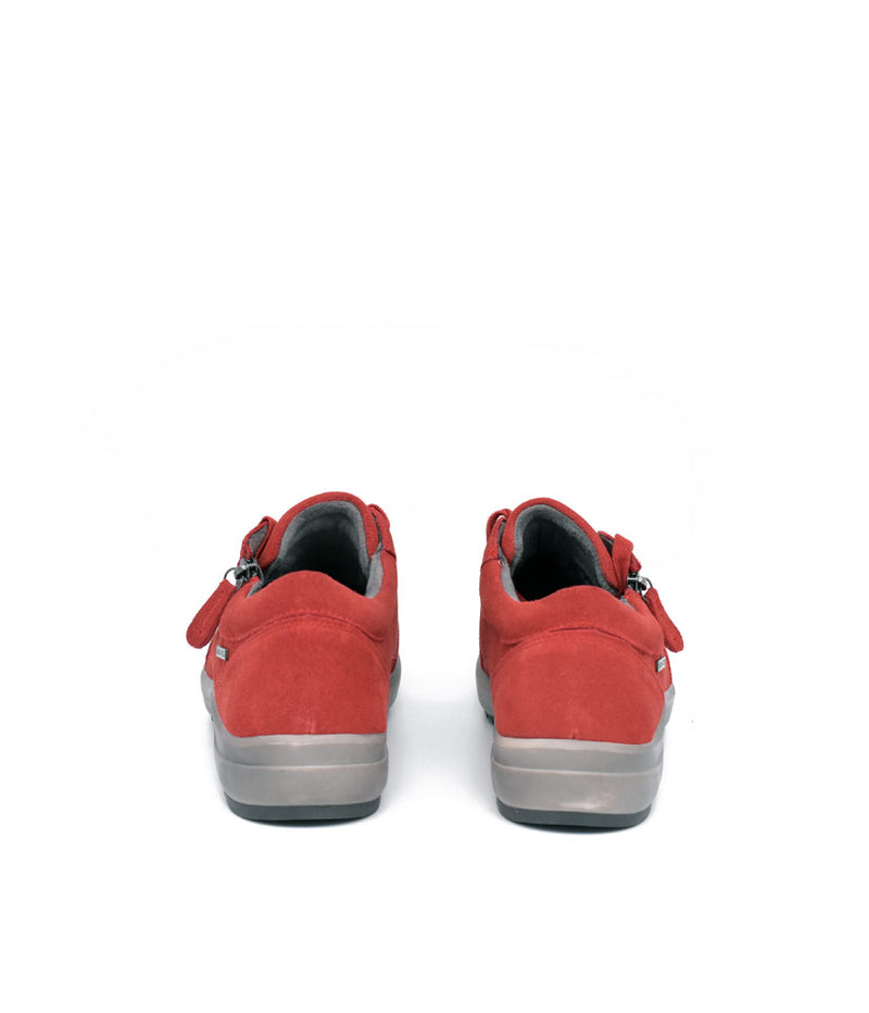 Tamaris Low Top Fire Red Comfort Trainers