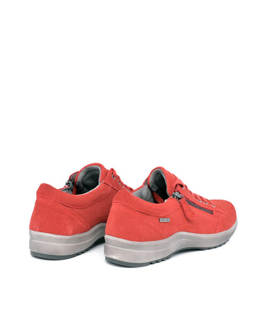 Tamaris Low Top Fire Red Comfort Trainers