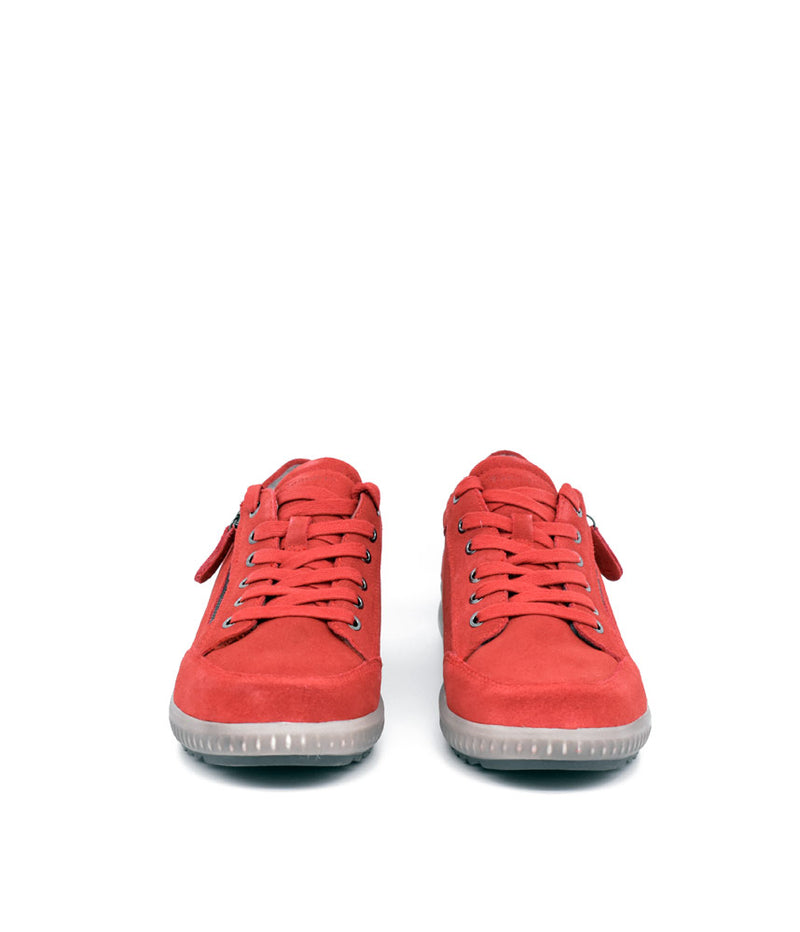 Tamaris Low Top Fire Red Comfort Trainers