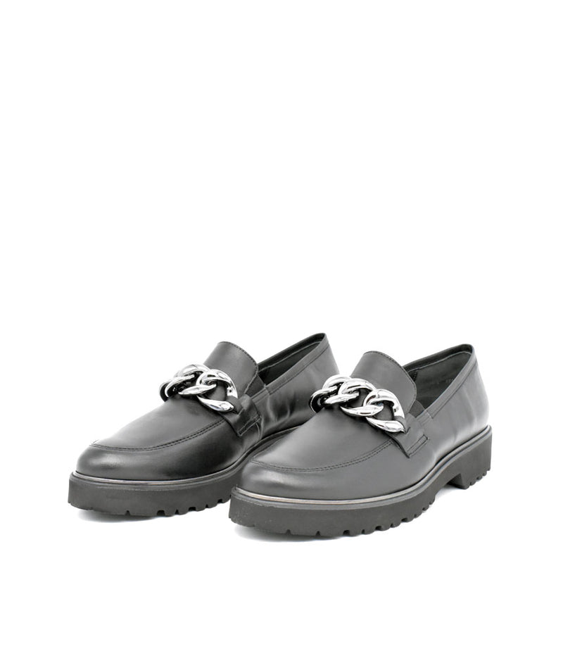 Semler Premium Black Leather Loafers