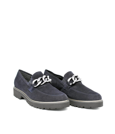 Semler Premium Midnight Blue Suede Loafers