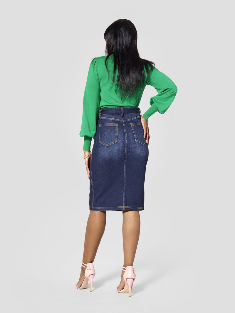 Tall Green Puff Sleeve Sweater | Tall Sweater | Tall Size