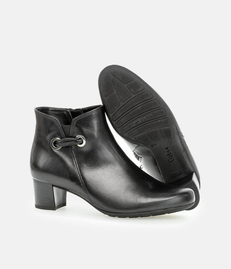 Gabor Chic Black Ankle Boots