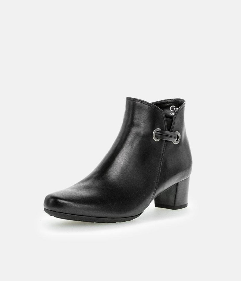 Gabor Chic Black Ankle Boots