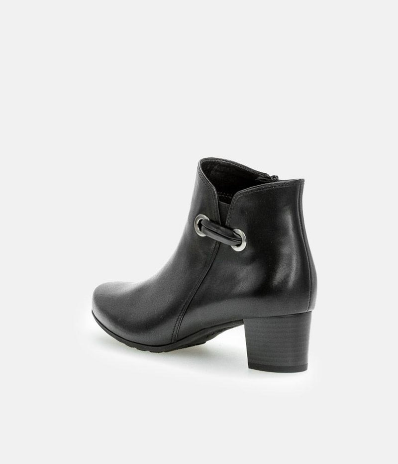 Gabor Chic Black Ankle Boots