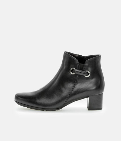 Gabor Chic Black Ankle Boots