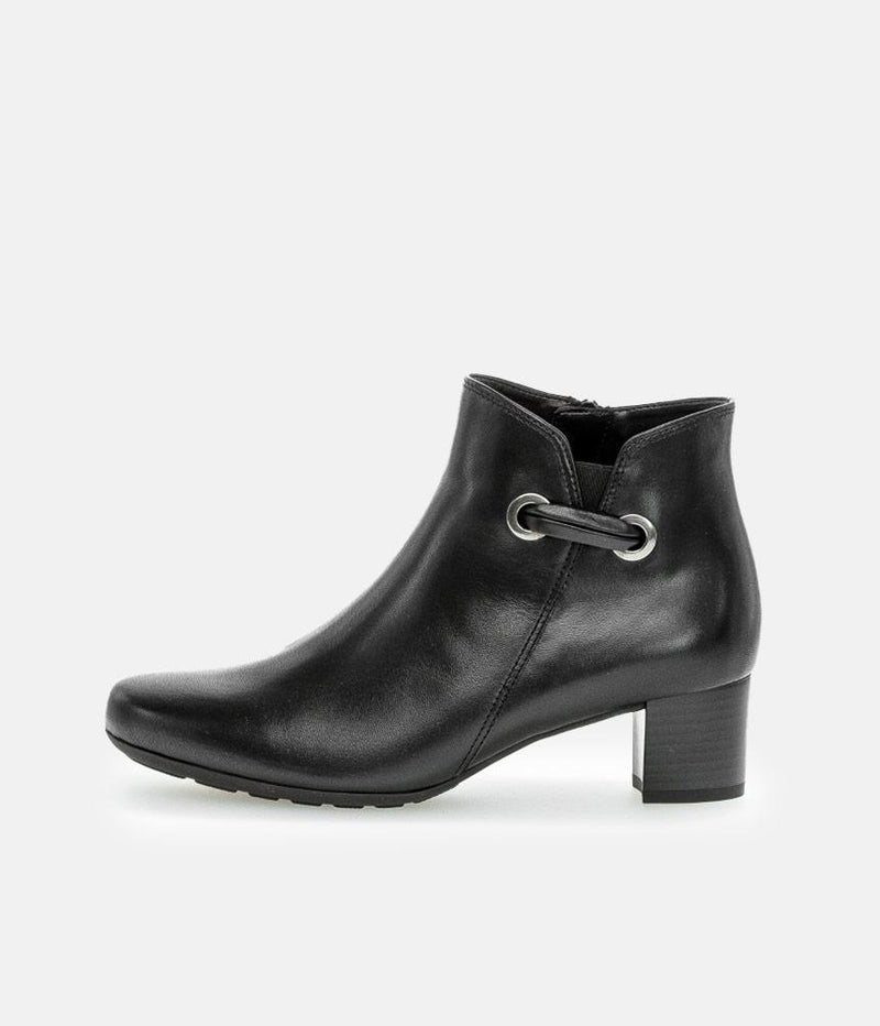 Gabor Chic Black Ankle Boots