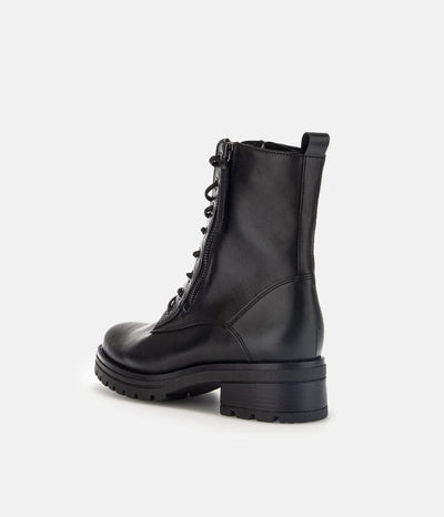 Gabor Premium Black Leather Ankle Boots