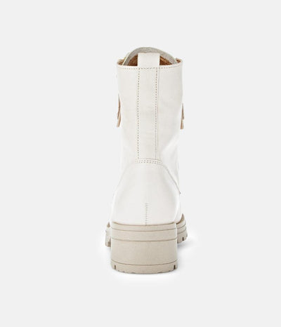 Gabor Pretty Ivory Double Zip Ankle Boots